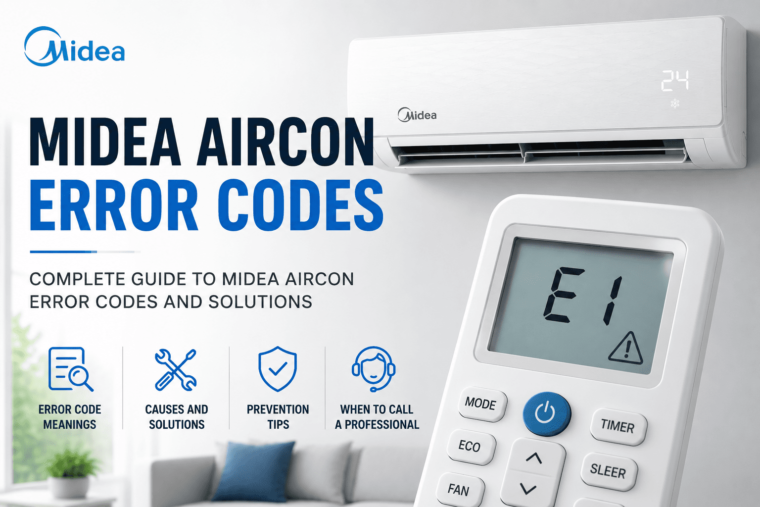 Midea Rctc Code How Often to Service Aircon Singapore (2026 Guide) | Lion City Aircon